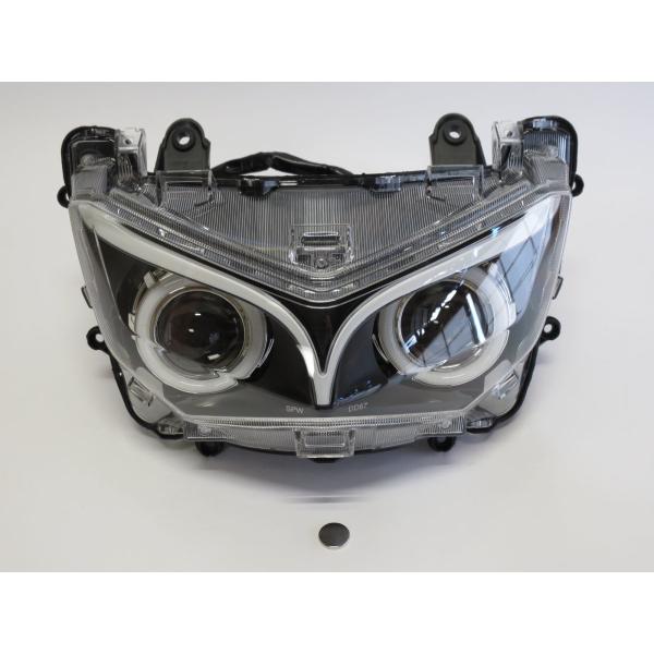 【互換品】ヘッドライト プロジェクター エンジェルアイ HID YAMAHA NMAX 2021-2...