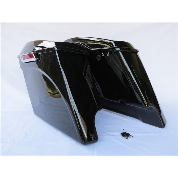 【互換品】harley ハーレー ツーリング エクステンド サドルバック セット済 鍵あり 1993...