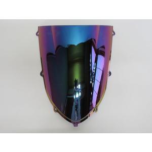 【互換品】ZX-10R zx-10r 2004-2005年 ダブルバブルスクリーン イリジウム