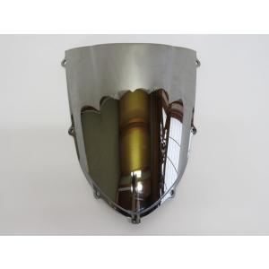 【互換品】ZX-10R zx-10r 2004-2005年 ダブルバブルスクリーン シルバー