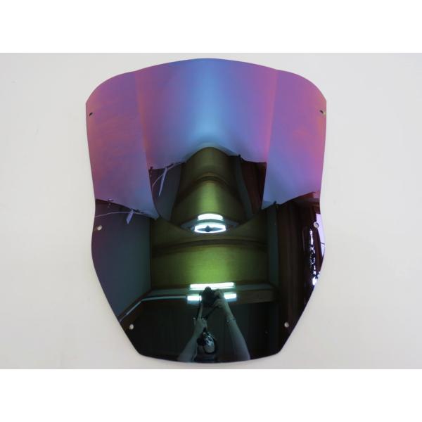 【互換品】ZX-12R zx12r 2000-2001 ダブルバブルスクリーン イリジウム