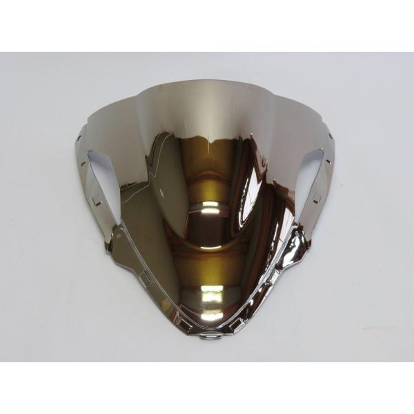 【互換品】zx-6r zx6r 2024 以降 ダブルバブル スクリーン 銀 B