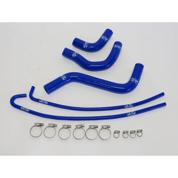 【互換品】Z900RS z900rs cafe z900 2017-シリコン ラジエターホース 青 ...