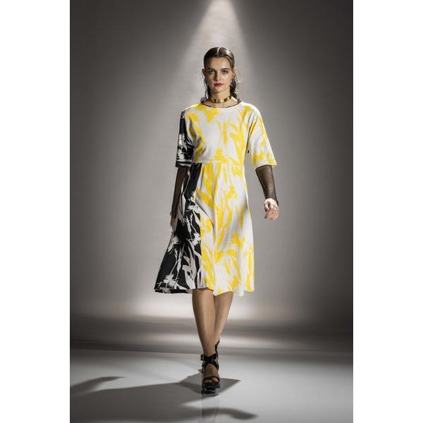 ボートネックＸラインワンピース