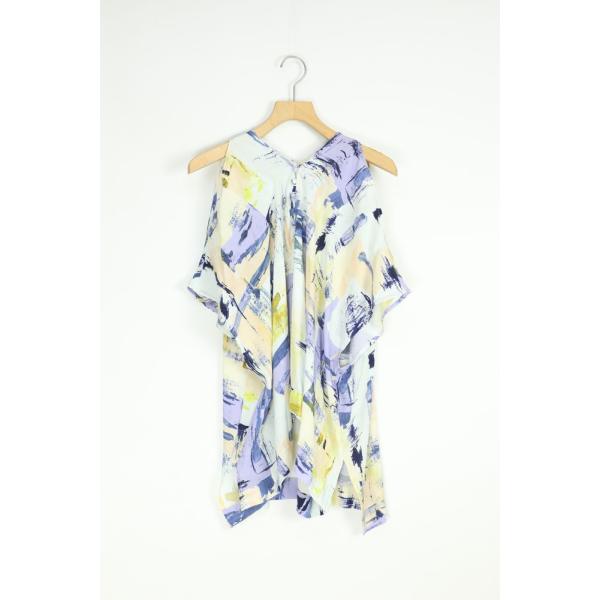 肩スリットワイドトップス