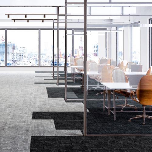 カーペットタイル サンゲツ NTP-7100 D-eco シェイププレーン D 6色 NTP-710...