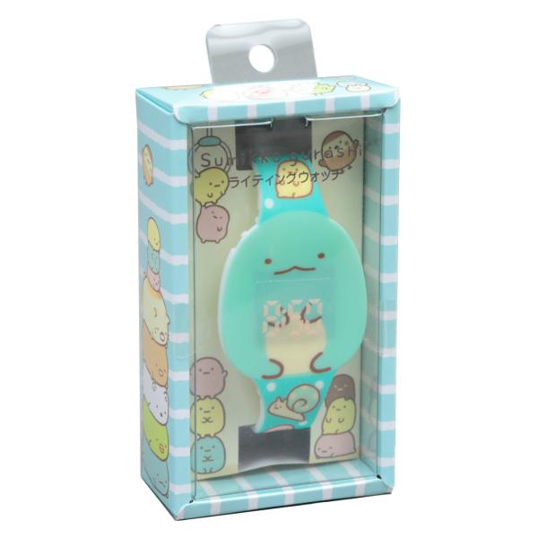 すみっコぐらし　ライティングウォッチ　とかげ