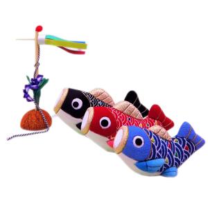 木目込み 人形 材料 五月人形 (吉祥鯉のぼり) 型紙 布付き : 福和工芸