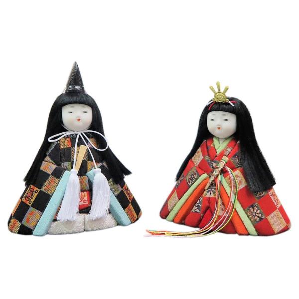 久月　木目込み手作りキット　『正絹　末広雛飾り』