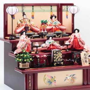 ワダエミ監修 木製三段 親王官女飾り 73HR...の詳細画像2