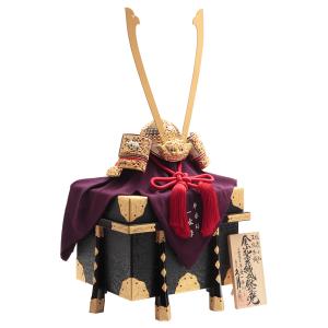 京都洛冑会 平安一水作 獅噛之兜飾り 3G-K...の詳細画像1