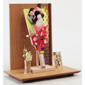 むさしや作 古典羽子板衝立飾り 10号 照明付...の詳細画像2