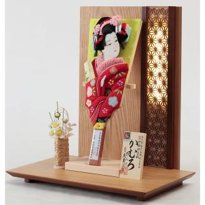 むさしや作 古典羽子板衝立飾り 10号 照明付...の詳細画像3
