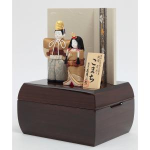 村岡茂作 木目込 立親王収納飾り 4HR-M62-Zの詳細画像3