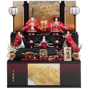 二世光匠作 収納三段 親王官女飾り 引き出し式 ...の商品画像