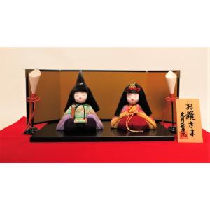 ハンドメイド　木目込み人形　桃の語らいの雛人形 ハンドメイド 木目込み人形 桃の語らいの雛人形 ハンドメイド 木目込み