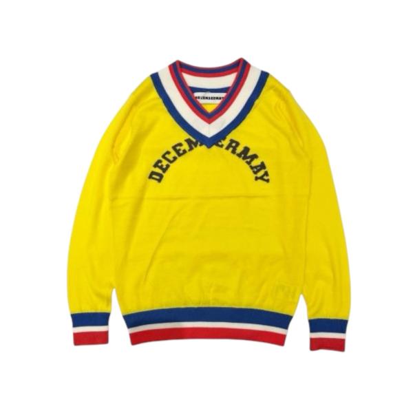 DECEMBERMAY / 2-205-1018 / Vneck college logo knit...