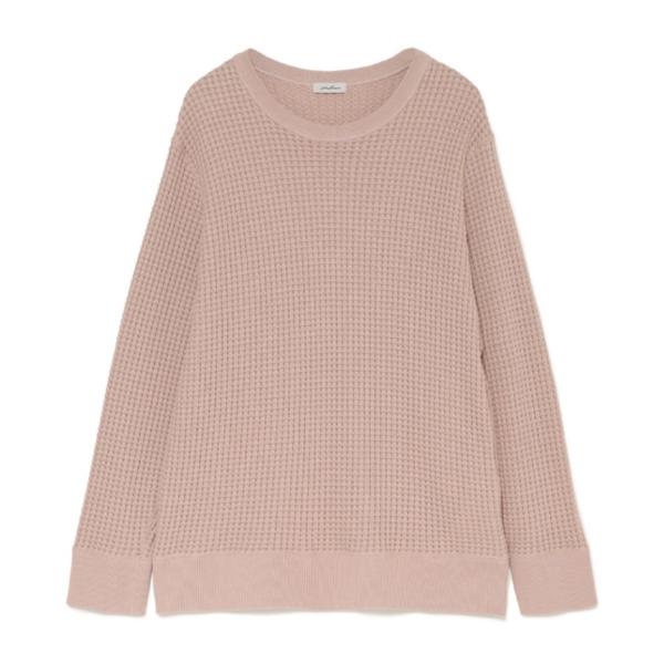 Seagreen . BIG WAFFLE PULLOVER / MSEA23A8234-M . M...