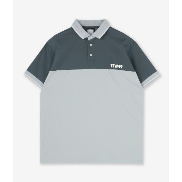 TFW49 /T102410025　SIDE MESH POLO /(2色展開) / MEN