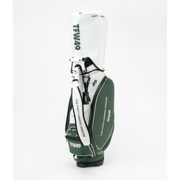 TFW49 / T132510009 / LEATER CADDIE BAG / GREENxWHT