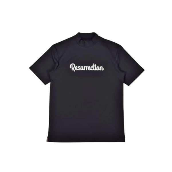 Resurrection / BF12IN27-M /メンズ シリコンロゴモックネック / ブラック