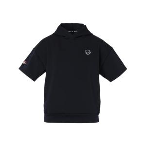 WAAC / 072262072 / バックロゴ ダンボールニットフーディー / WOMENS -NAVY