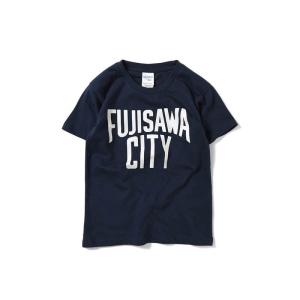 【キッズ】FUJISAWA CITY LOVE フジサワシティラブ KIDS LOGO TEE 半袖 Tシャツ NAVY ネイビー