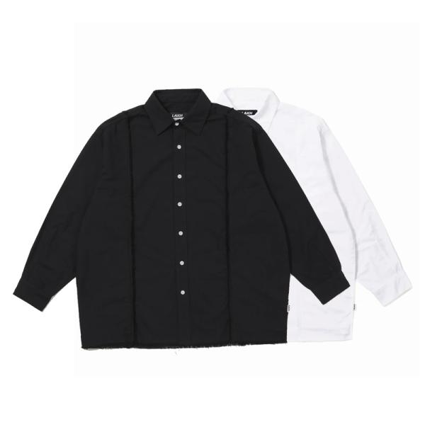 LAKH ラク L/S RAW EDGE SHIRT 長袖カジュアルシャツ DIVERSE-RE-L...