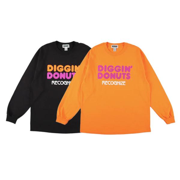 RECOGNIZE レコナイズ DIGGIN’ DONUTS LS 長袖Tシャツ