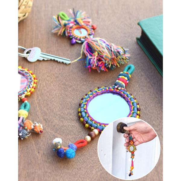 shanti / デコラティブ ミラーキーチェーン [メール便対象品]