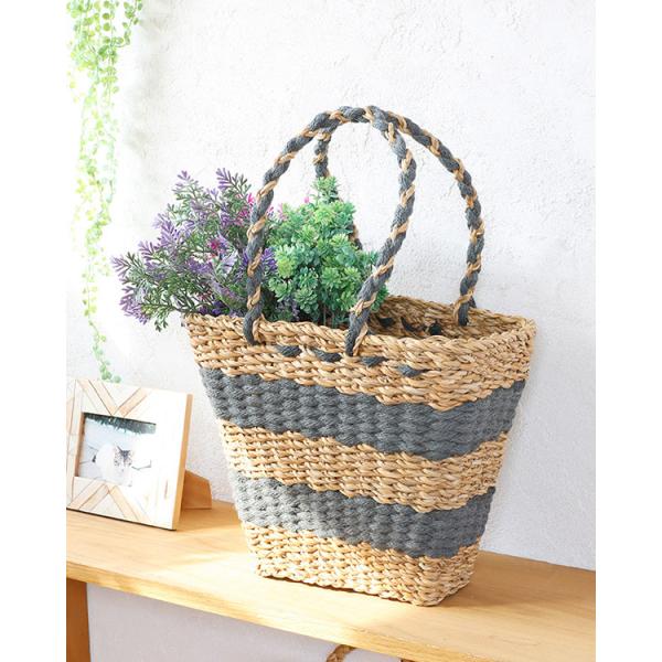 shanti / バッグ ジュートシーグラス スクエア S