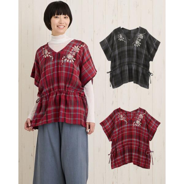 【新作】shanti / プルオーバー タータンチェック