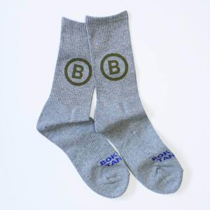 BOKU HA TANOSII ボクハタノシイ BOKUTANO SOCKS ボクタノソックス BTロゴパイルロークルーソックス 17516500 靴下 ユニセックス レディース メンズ 日本製｜itempost