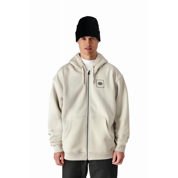 KNOCKOUT SCRIPT PREMIUM HEAVYWEIGHT ZIP HOODY - LI...