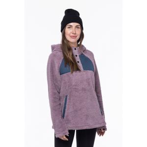 686 Womens Hemlock Fleece Hoody-DUSTY ORCHD SHRP C...