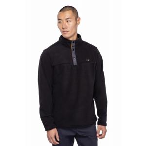 Tioga Fleece Pullover-BLACK