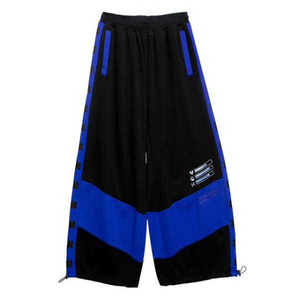 LISTEN FLAVOR　リッスンフレーバー　ゲーミング切替ジャージパンツ【BLUE×BLACK】