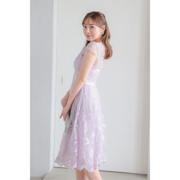 フレアパーティードレス C41735LI