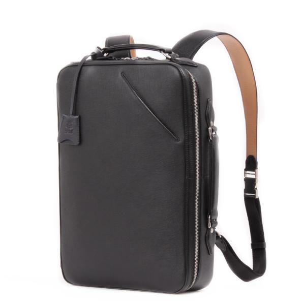 《読売新聞・日経新聞日曜版掲載》 3wayレザービジネスリュック【PID】　PAP106