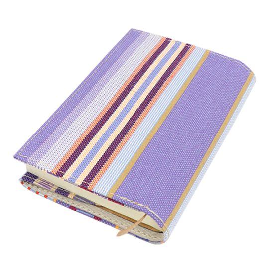 【A296】文庫本ブックカバー・A6手帳カバー(ヴァレンソル ヴィオレ ラヴァンド/VALENSOL...