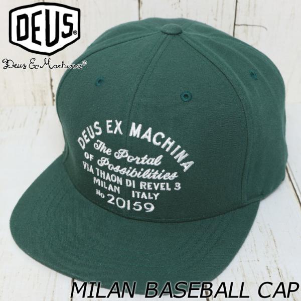 DEUS EX MACHINA デウスエクスマキナ MILAN BASEBALL CAP スナップバ...