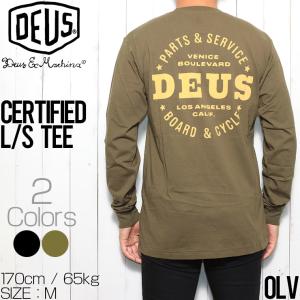 [クリックポスト対応] Deus Ex Machina デウスエクスマキナ CERTIFIED L/S TEE ロンT ロングスリーブTEE ロンT DMF2011295｜shopooo by GMO