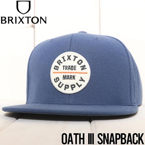 【送料無料】スナップバックキャップ 帽子 BRIXTON OATH III SNAPBACK 107...