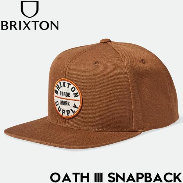 スナップバックキャップ 帽子 BRIXTON ブリクストン OATH III SNAPBACK 10...