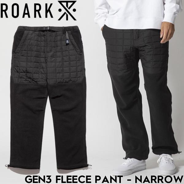 フリースパンツ キルティング ROARK ロアーク GEN3 FLEECE PANT NARROW ...