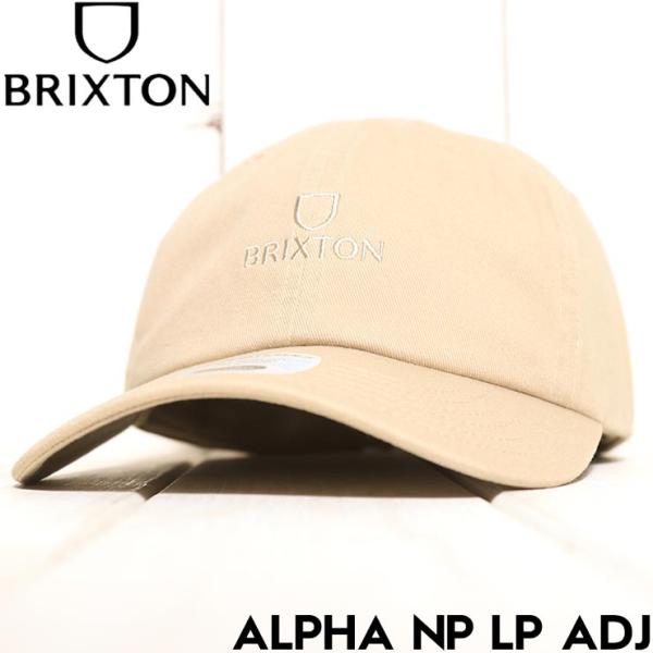 ストラップキャップ 帽子 BRIXTON ブリクストン ALPHA NP LP ADJ 11776 ...