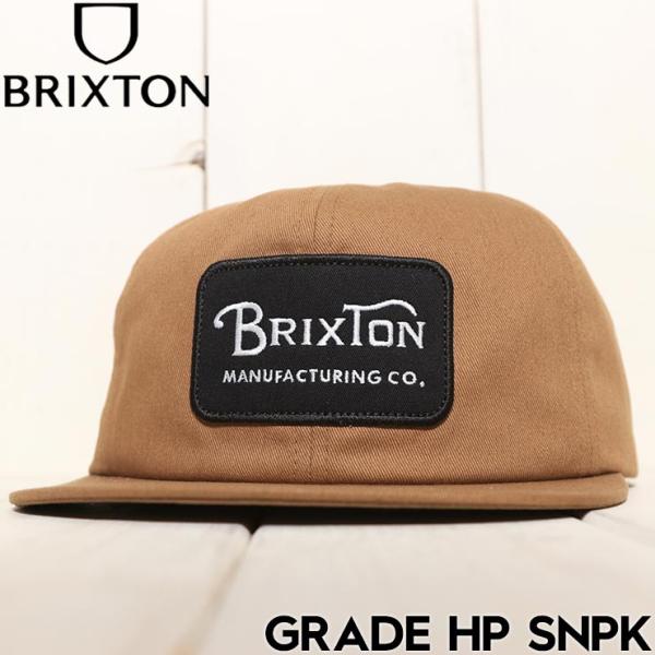 スナップバックキャップ 帽子 BRIXTON ブリクストン GRADE HP SNPK 10697 ...