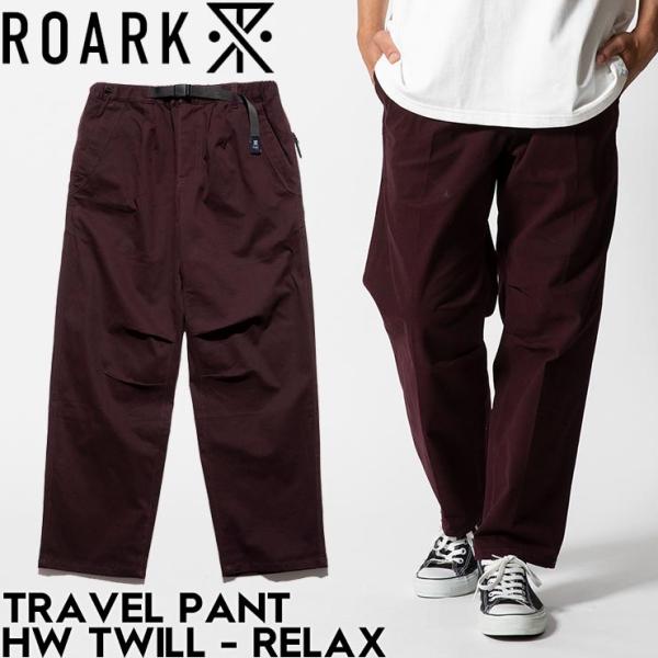 リラックステーパードパンツ チノパン ROARK ロアーク TRAVEL PANTS 2.0 H/W...