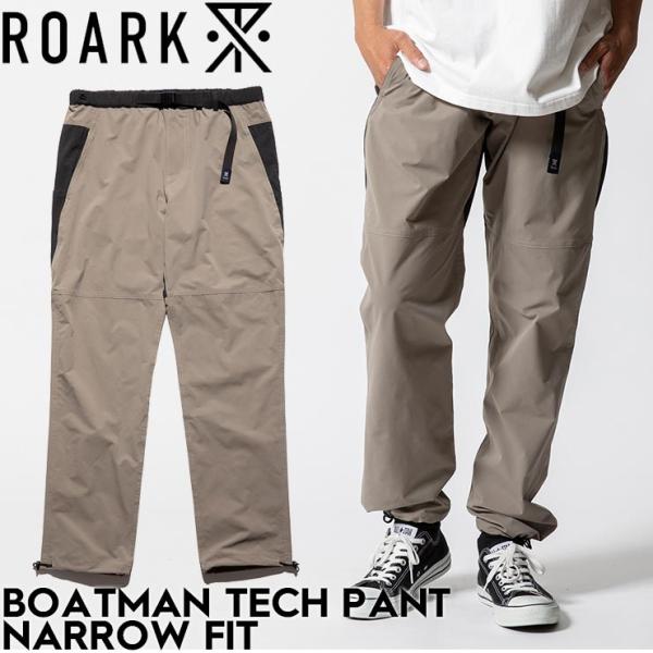 ナローテーパードシルエットパンツ テックパンツ ROARK ロアーク BOATMAN TECH PA...