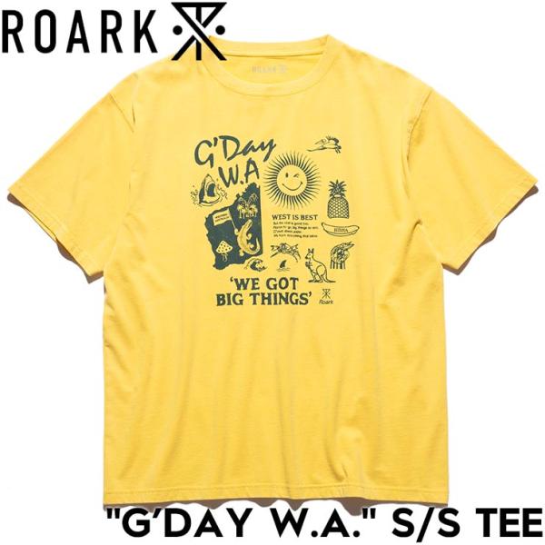 【送料無料】半袖Tシャツ ミドルウェイト THE ROARK REVIVAL ロアークリバイバル G...